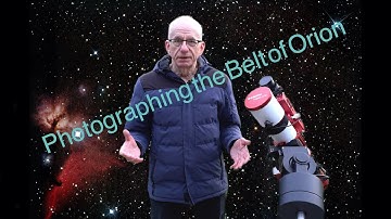 How to make diffraction spikes with a refractor. Imaging the Belt of Orion.