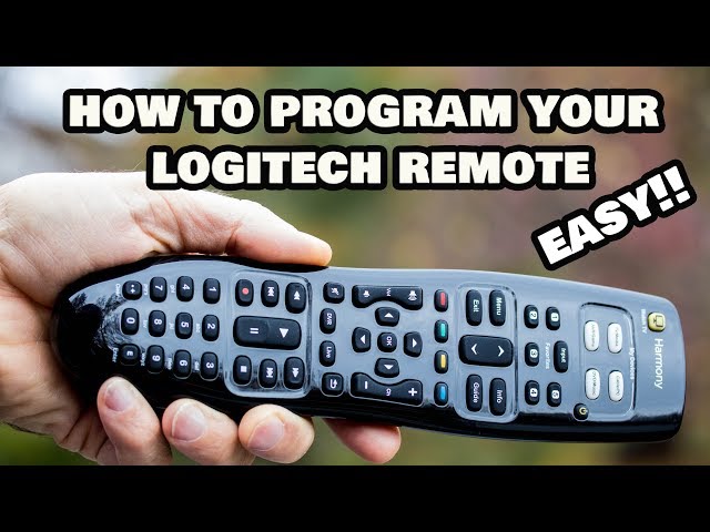 to Program Your LOGITECH Universal Remote to ANY Device! - YouTube