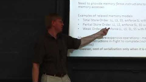 COMPUTER ARCHITECTURE || 04 L17S4  Memory Fences 11 11