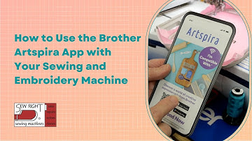How to Use the Brother Artspira App with your Sewing and Embroidery Machine