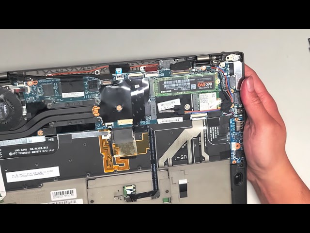 Lenovo ThinkPad X1 Carbon Disassembly SSD Hard Drive Upgrade