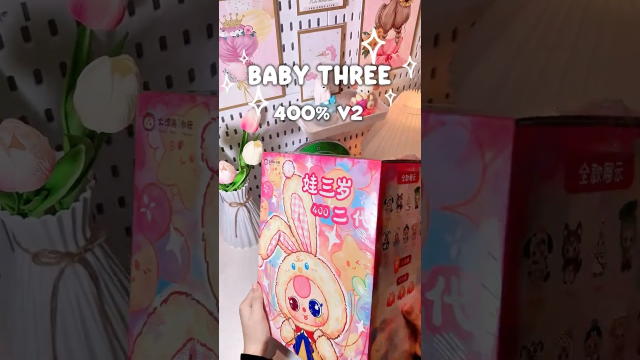 Unbox Baby Three 400% Ver 2 #shorts #babythree #unboxing