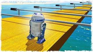 КАК ДАЛЕКО ПРОЙДЕТ R2-D2?! УЗКО-НИЗКО В GTA ONLINE!!!