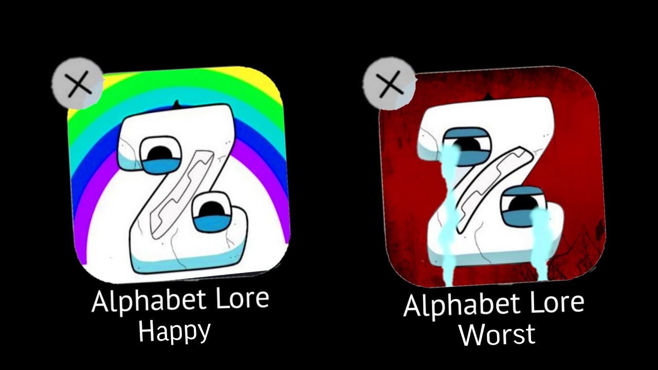 Alphabet Lore Ending But ALL Different Versions Comparison 