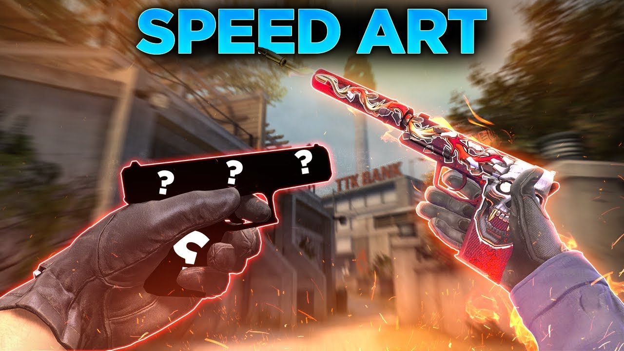 Speed Art- Thumbnail de Cs:Go - YouTube