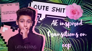 AE inspired transitions on Cute Cut Pro