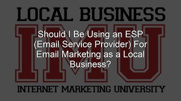 Should I Be Using An Email Service Provider As A Local Business | LBIMU
