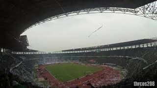 Hujan Roll Paper - Persebaya vs PSIS (2018/12/8)
