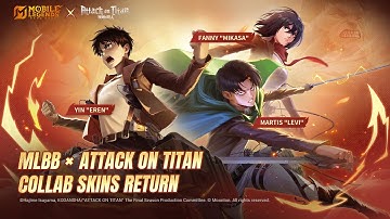 Attack on Titan Collab Skins Return | MLBB