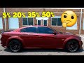 The Best Window Tint Percentage For Your Dodge Charger Scatpack!