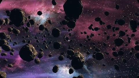 Beautiful Galaxy Meteors Scattered In The Outer Space Planet | Meteorites | Asteroid |  4K Ultra HD