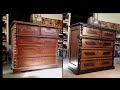 Реставрация старинного комода. Restoration of an old chest of drawers