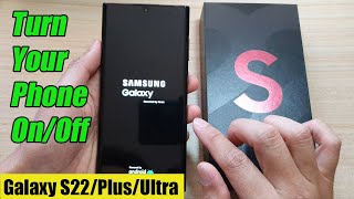 Galaxy S22/S22+/Ultra: How to Power On/Off Your Device screenshot 5