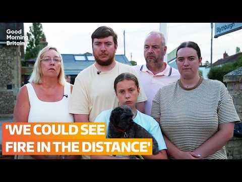 How one family escaped 'scary' Suffolk blaze