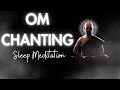 Dark screen om chanting for sleep meditation