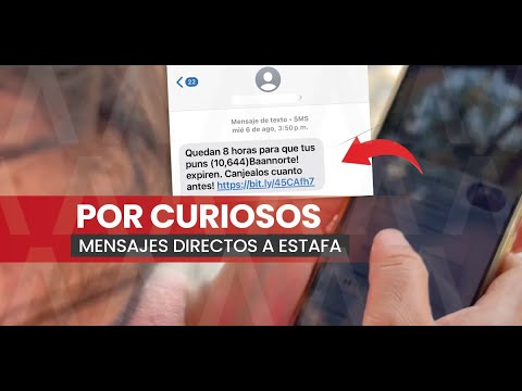 Alertan sobre fraude al abrir mensajes de texto con ligas falsas - YouTube