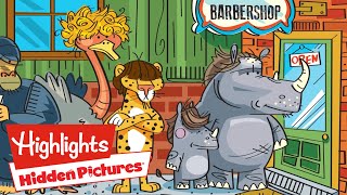 Racer Puzzles Mix: Busy Barbershop and more! | Videos for Kids | Highlights Kids