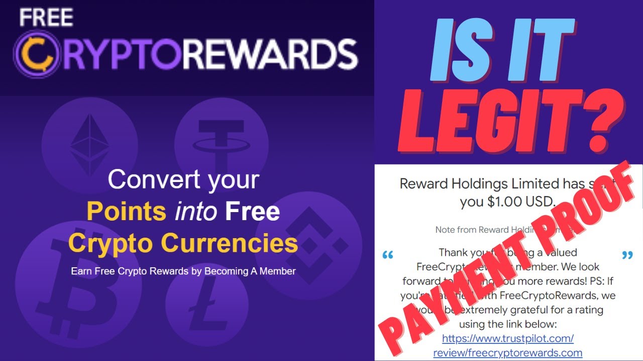 FreeCryptoRewards Review - Can You Really Earn Crypto For Free? (Payment  Proof) - YouTube