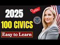 2025 random 100 civics questions and answers - US citizenship interview 2025 I N400 Interview