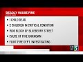 House fire kills child, leaves 2 in critical condition