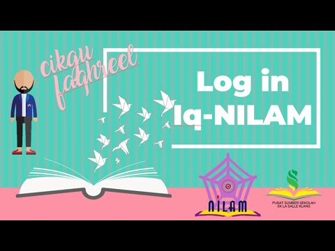 log in IQ NILAM | cara-cara log in IQ NILAM