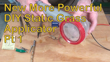 New More Powerful DIY Static Grass Applicator Pt1 (165)