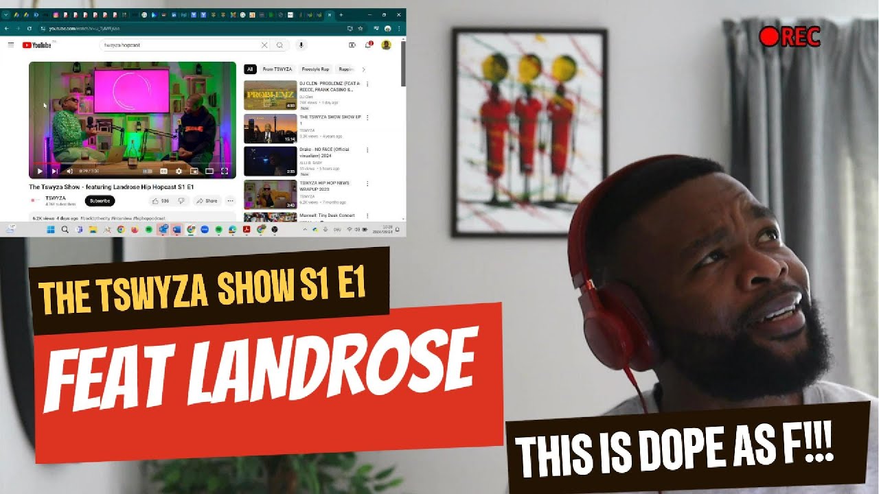 🚨NEW ARTIST🚨 REACTION | TSWYZA SHOW FEAT LANDROSE - HIP HOPCAST S1 EP 1