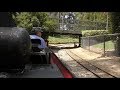Travel Town Small Scale Train Ride Roundtrip Onboard Front POV at Griffith Park Los Angeles CA