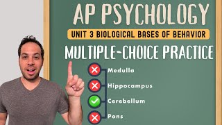 Unit 2: Biological Bases of Behavior, AP Psychology Exam Cram, Multiple Choice Practice Questions by Psych Explained 5,592 views 1 year ago 30 minutes