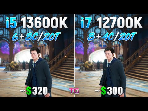 Core i5 13600K vs Core i7 12700K - Test in 10 Games