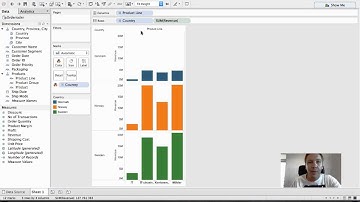 Moving headers from bottom to top in Tableau Desktop (Swedish)
