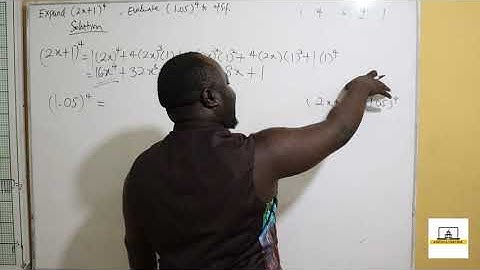 SHS 1 Elective Math - Pascal Triangle Example - Binomial Theorem