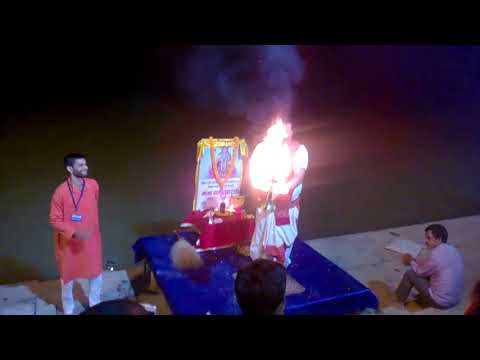 GANGA AARTI AT GANDHI GHAT PATNA