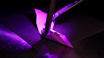 Robotic origami - moustache - movember 2017