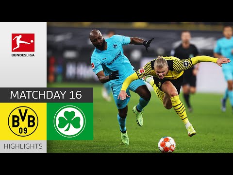 Borussia Dortmund Greuther Furth Goals And Highlights