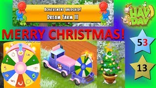 HAY DAY - MERRY CHRISTMAS! HAPPY HOLIDAYS! WHEEL OF AWESOME EVENT! PRIZE PERMITS, I WIN NOT! RESPIN!