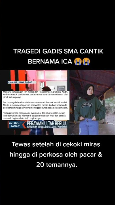 TRAGEDI GADIS SMA CANTIK BERNAM ICA #cianjur #budysusanto #shorts #jawabarat #viral #yanglagiviral