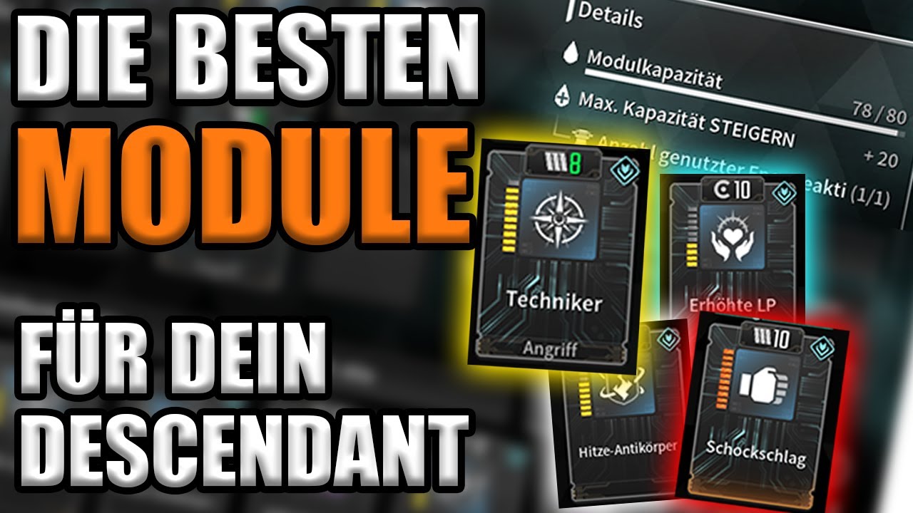 First Descendant Module Space Die Besten Module für mehr Damage - Nachfahren Module | The First ...