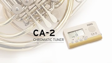 Introducing the new KORG CA-2; The compact handheld chromatic tuner
