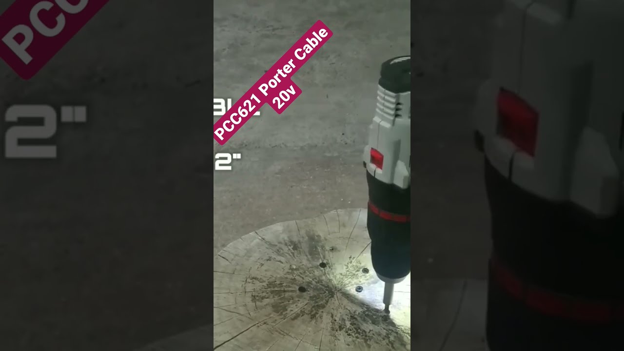 PCC621 Porter Cable 20v taladro drill taller shorts pruebas YouTube