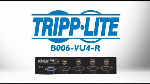 Tripp Lite B006-VU4-R 4-Port KVM Switch