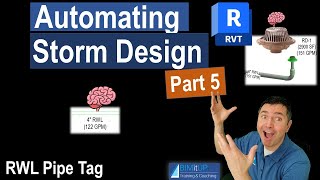 Automating Storm Design in Revit   05 RWL Pipe Tag by BIMitUP 287 views 6 months ago 3 minutes, 34 seconds