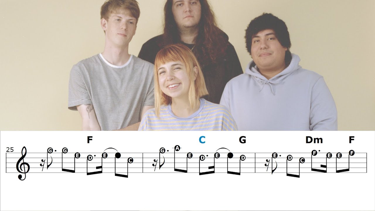 Beach Bunny Cloud 9 (Piano Sheet Music with Chords) Chords Chordify