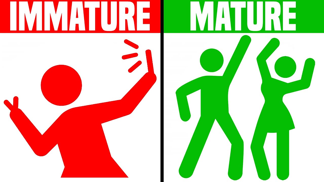 Vs immature mature Main Difference