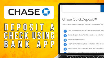 How To Deposit A Check Using Chase Bank App  (2025) Easy Tutorial