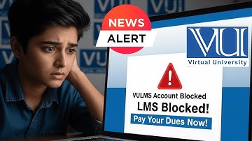 𝗔𝗹𝗲𝗿𝘁 𝗳𝗼𝗿 𝗩𝗨 𝗦𝘁𝘂𝗱𝗲𝗻𝘁𝘀 | 𝗟𝗠𝗦 𝗮𝗰𝗰𝗼𝘂𝗻𝘁𝘀 𝗮𝗿𝗲 𝗴𝗼𝗶𝗻𝗴 𝘁𝗼 𝗯𝗹𝗼𝗰𝗸𝗲𝗱 | 𝗩𝗶𝗿𝘁𝘂𝗮𝗹 𝗨𝗻𝗶𝘃𝗲𝗿𝘀𝗶𝘁𝘆 |  ⁨@𝗩𝗨𝗸𝗵𝗮𝗻𝗽𝘂𝗿⁩