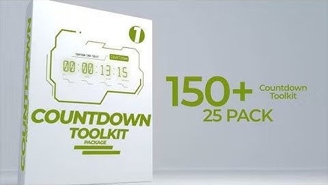 Effects Template DownloadCountdown Timer Toolkit Package After Effects Template Download
