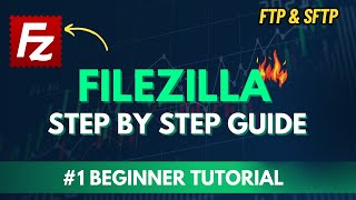 How to use FILEZILLA +  FTP/SFTP  (Simplified - Step by Step for BEGINNERS) screenshot 2
