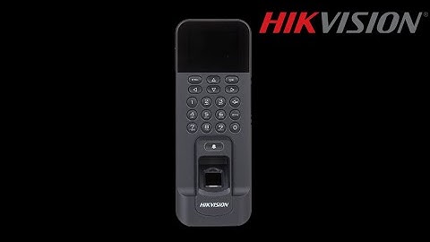 MASTERY - HƯỚNG DẪN SỬ DỤNG MÁY CHẤM CÔNG KIỂM SOÁT RA VÀO DS-K1T804EF HIKVISION.