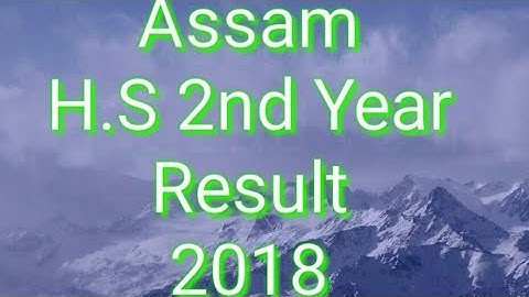 AHSEC 2018 Result